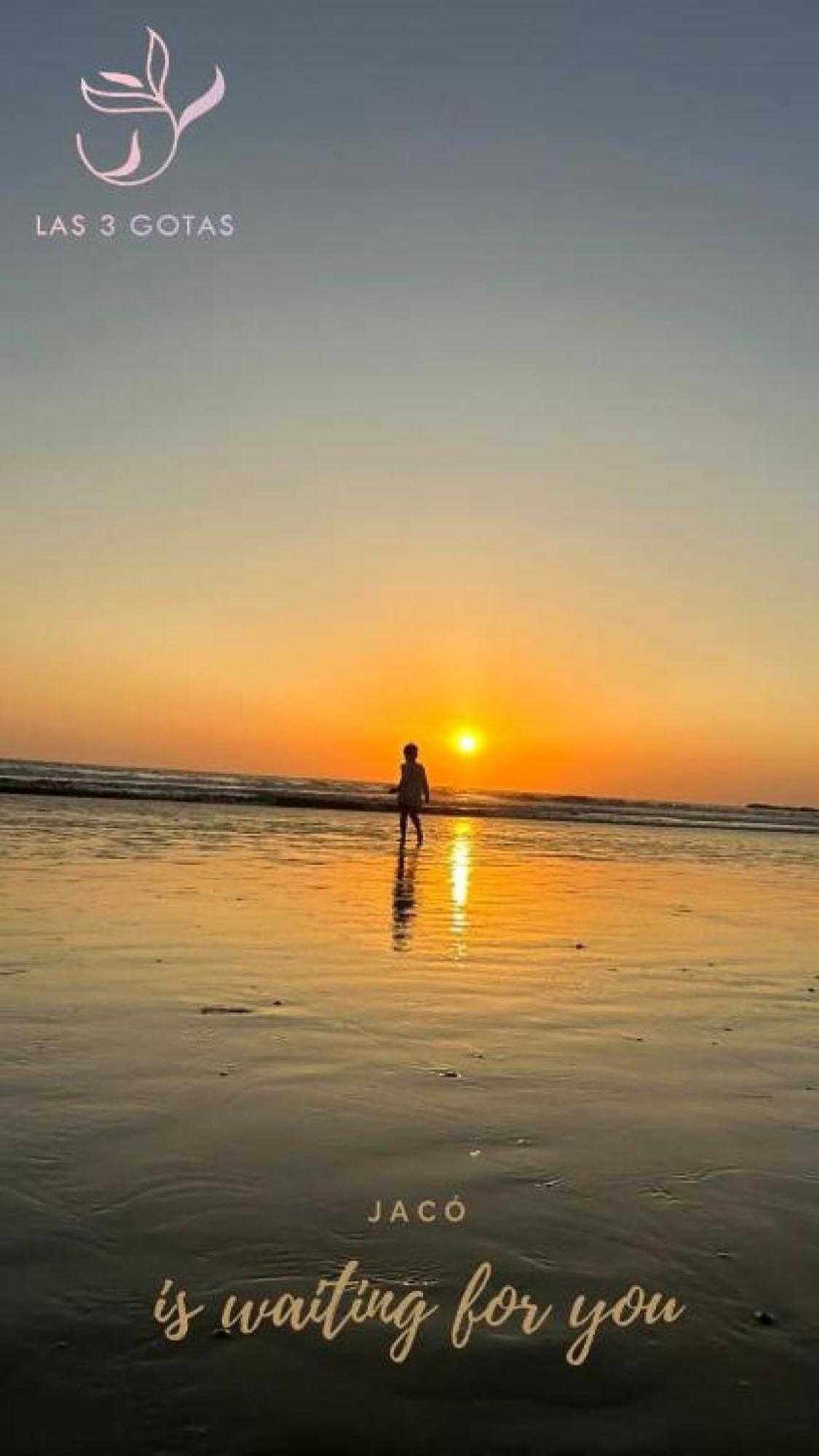 Apartamento De Lujo Las 3 Gotas Jaco, Frente Al Mar Con Vista A La Playa Exterior foto